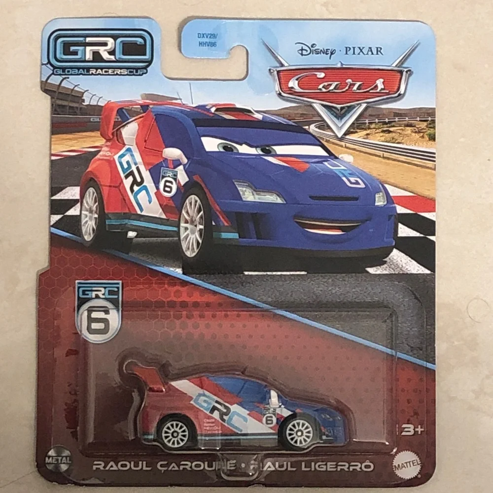 Pixar Cars Raoul Caroule Toy Car - Blue and Red